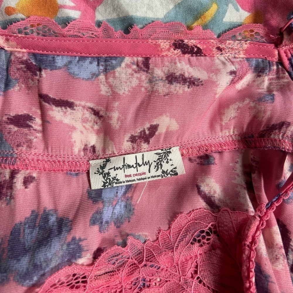 Free People First Date Printed Maxi Slip - Picture 5 of 8